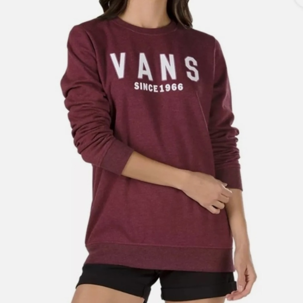 Vans - Maroon Crewneck Size M